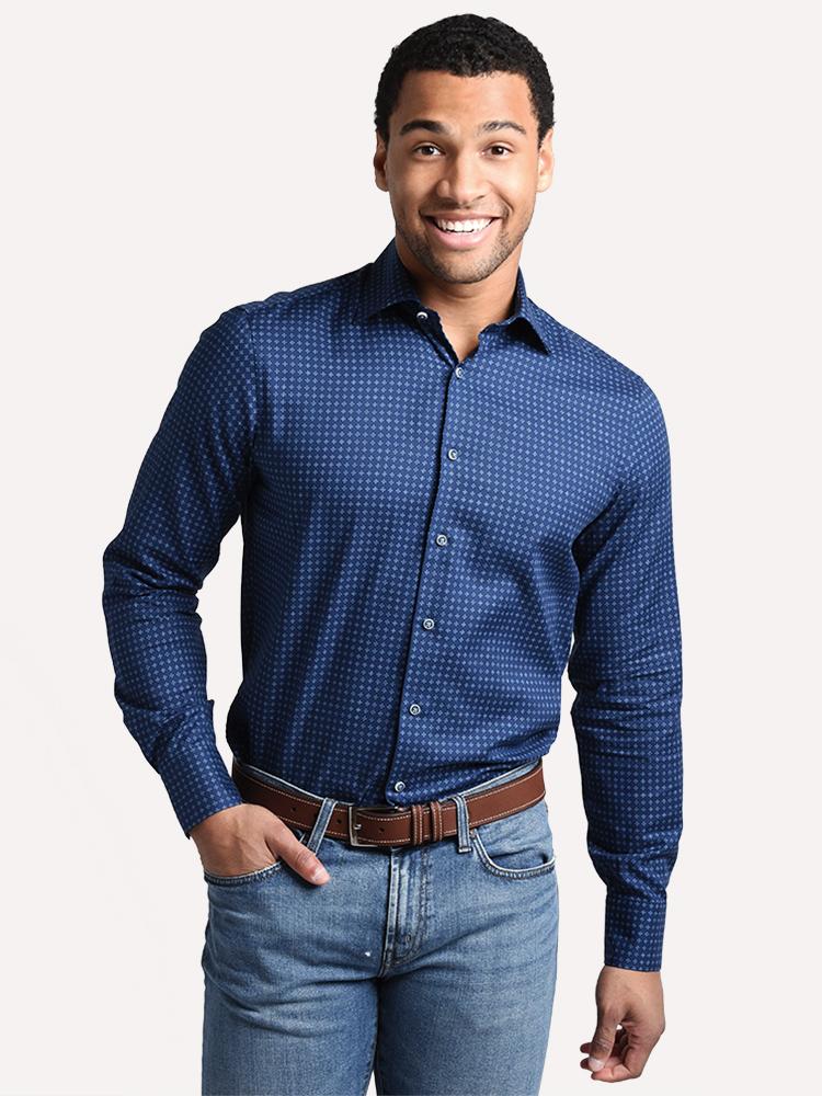 Stenstroms Men's Two Fold Fitted Body Shirt - Saint Bernard