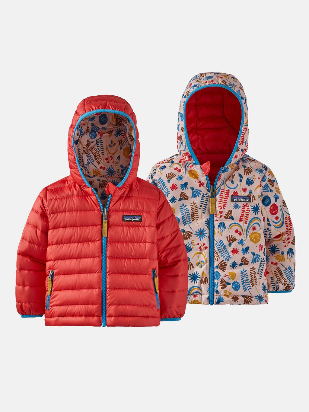 Patagonia Baby Reversible Down Sweater Hoody - Saint Bernard