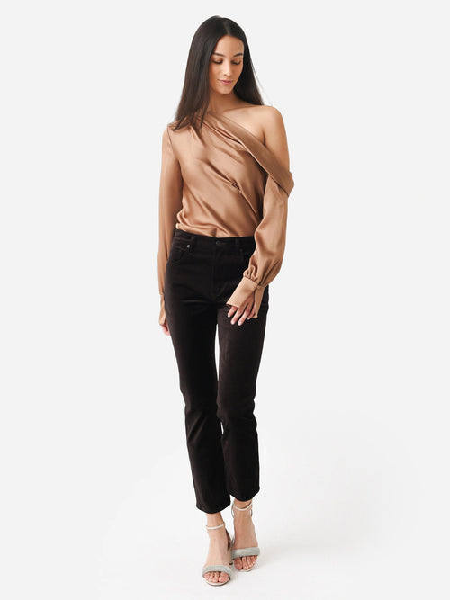 Simkhai Women's Alice Cold Shoulder Top