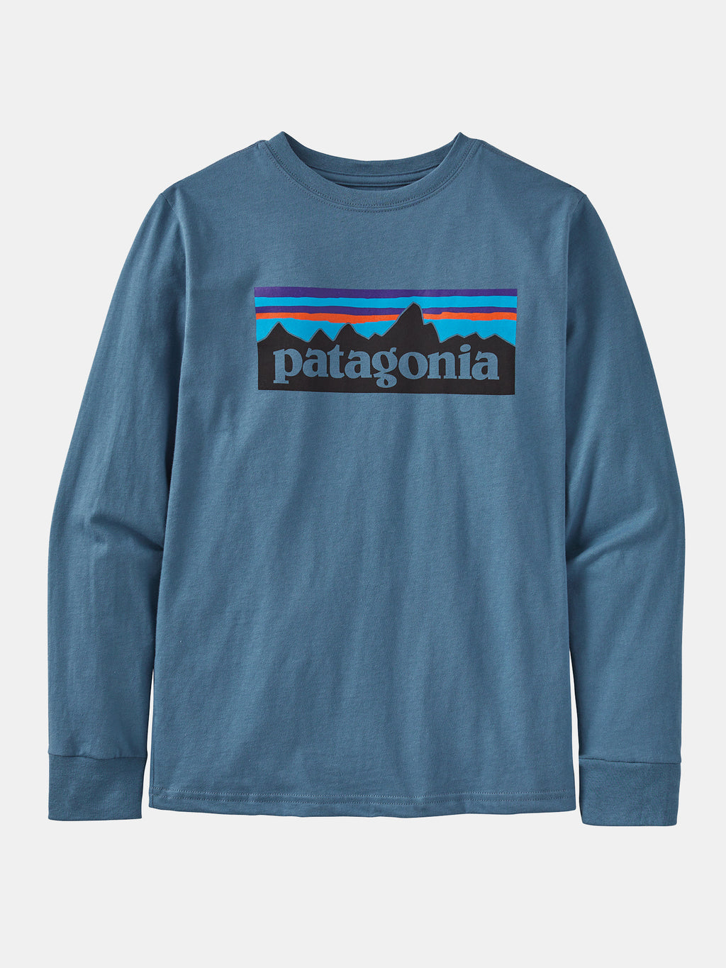 Patagonia Boys' Long-Sleeved Graphic Organic Cotton T-Shirt - Saint Bernard