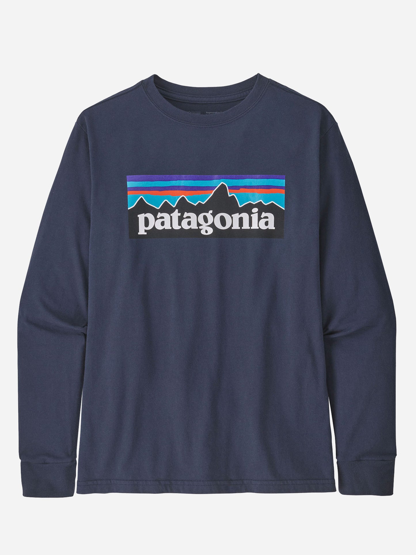 Patagonia Boys' Long-Sleeved Regenerative Organic Certified Cotton Graphic T-Shirt