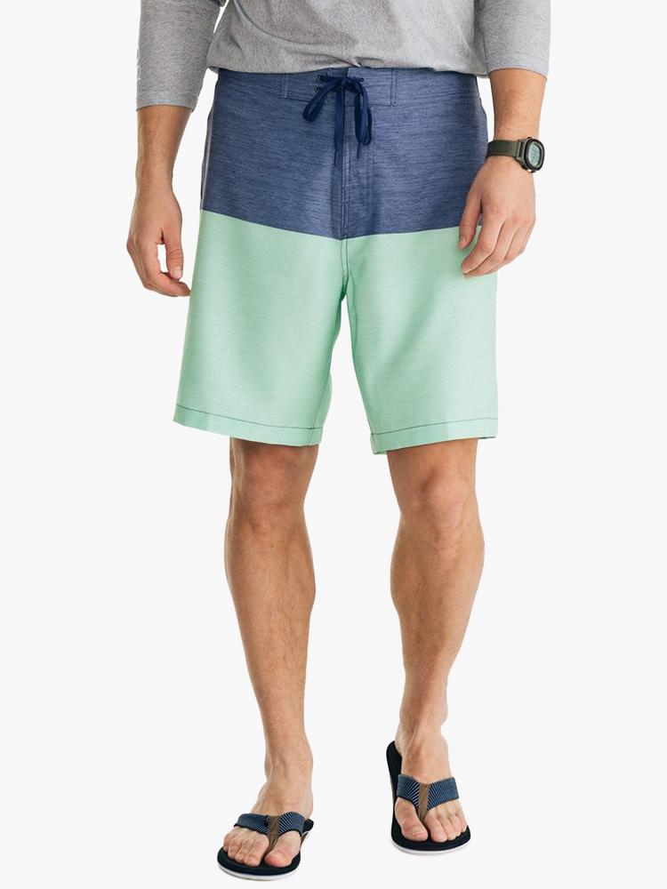 Southern Tide Men's Heather Color Block Water Short - Saint Bernard