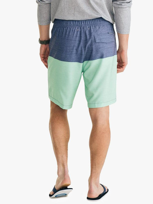 Southern Tide Men's Heather Color Block Water Short