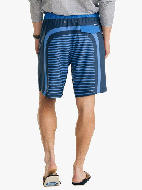 Southern Tide Men’s Blue Striped Swim Short