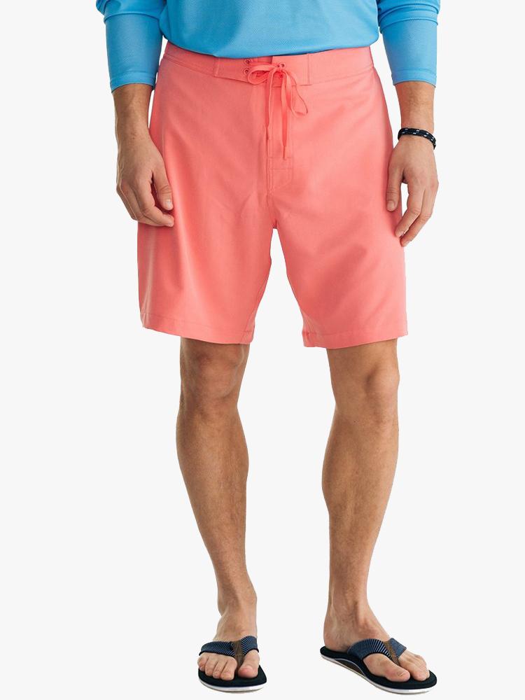 Southern Tide Men’s Magic Coral Striped Swim Short - Saint Bernard
