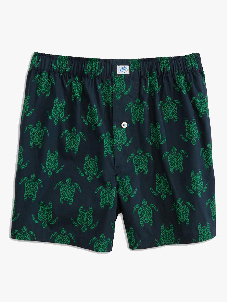 Southern Tide Men’s Am I Turtle Enough? Boxer - Saint Bernard