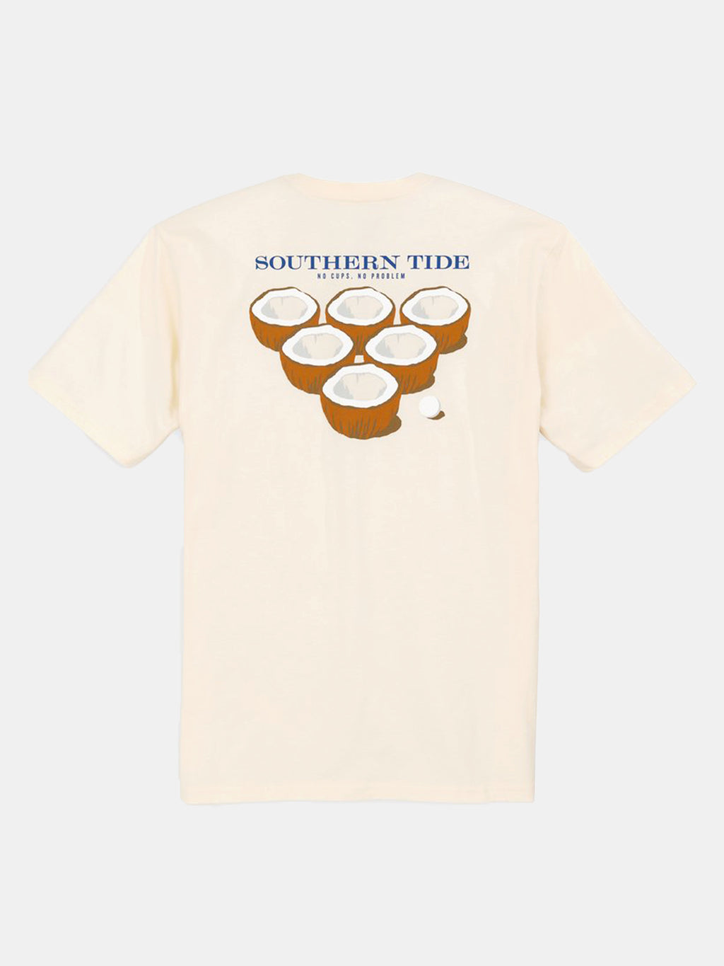 Southern Tide Men's No Cups, No Problems T-Shirt - Saint Bernard