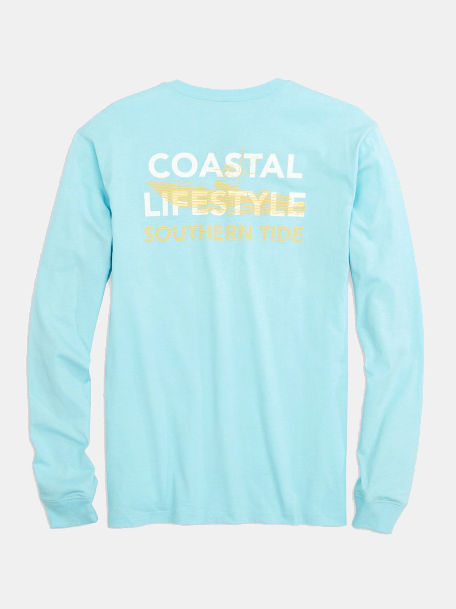 Southern Tide Men's Fishing Boat Long Sleeve T-Shirt - Saint Bernard