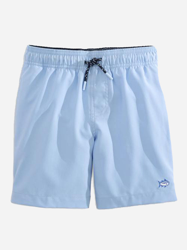 Southern Tide Boys' Solid Swim Trunks - Saint Bernard