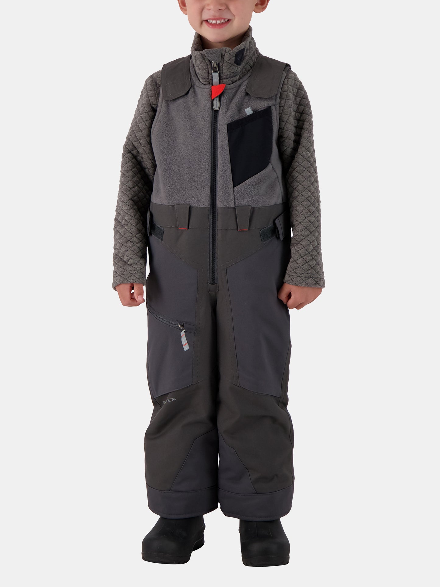 Obermeyer Little Boys' Meteor Bib Pant - Saint Bernard