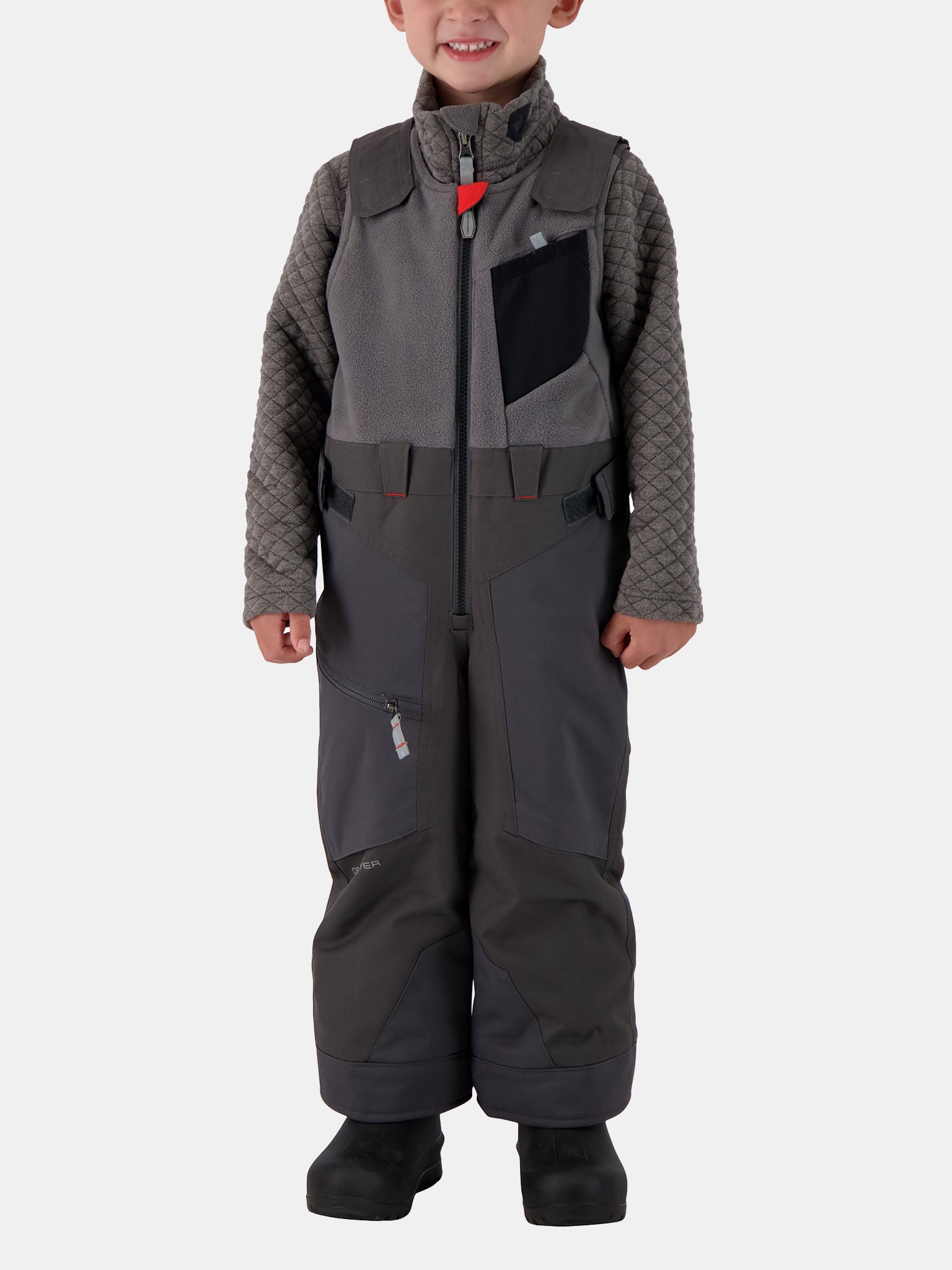 Obermeyer Little Boys' Meteor Bib Pant - Saint Bernard