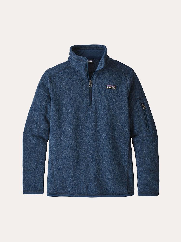 Patagonia Girls' Better Sweater 1/4 Zip Pullover - Saint Bernard