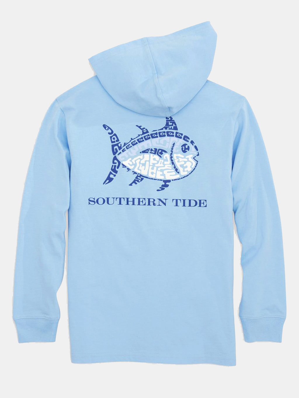 Southern Tide Boys' Tiki Skipjack Long-Sleeve Hoodie T-Shirt - Saint Bernard