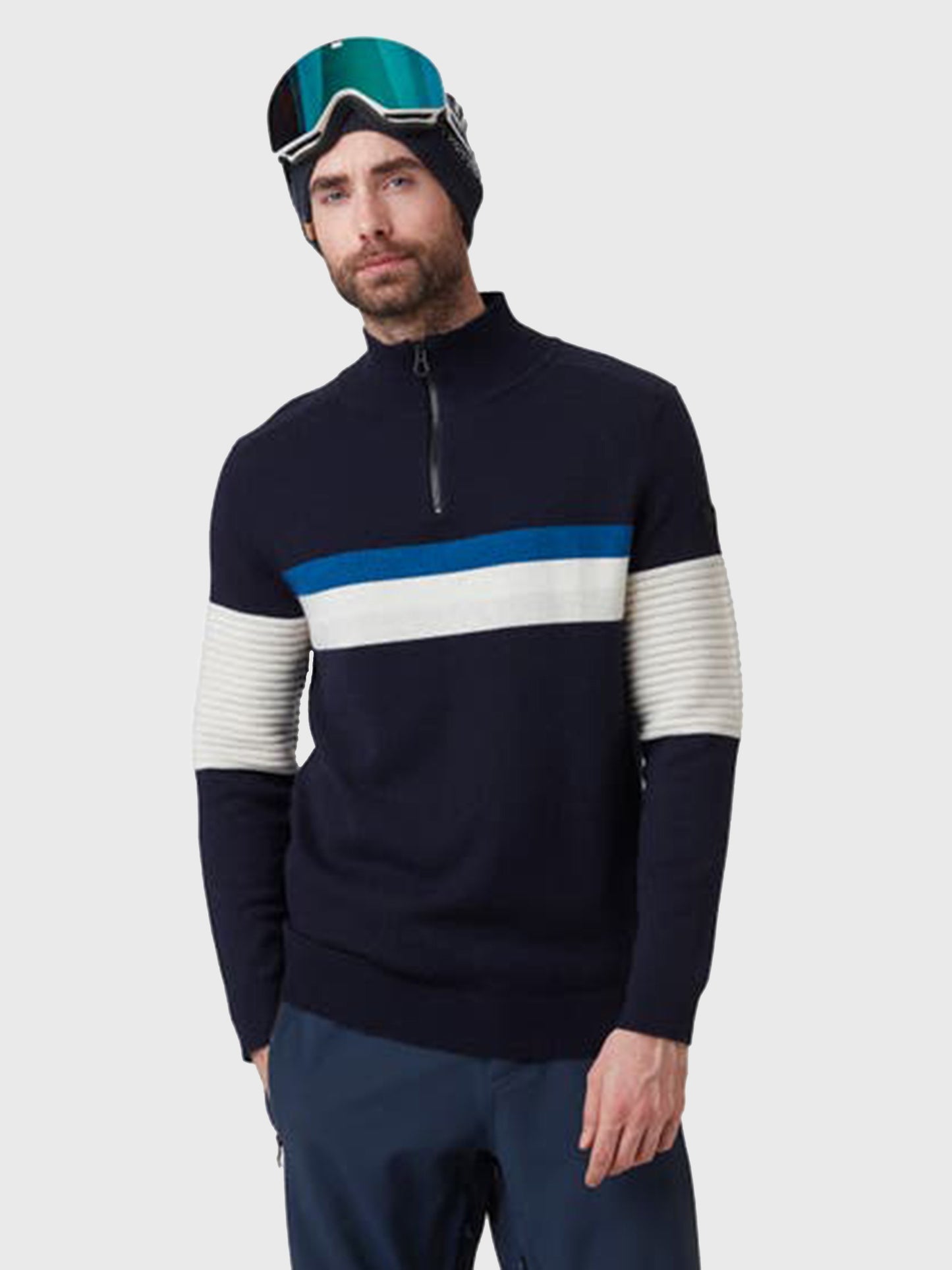 Helly Hansen Men's Tricolore Knitted Sweater - Saint Bernard