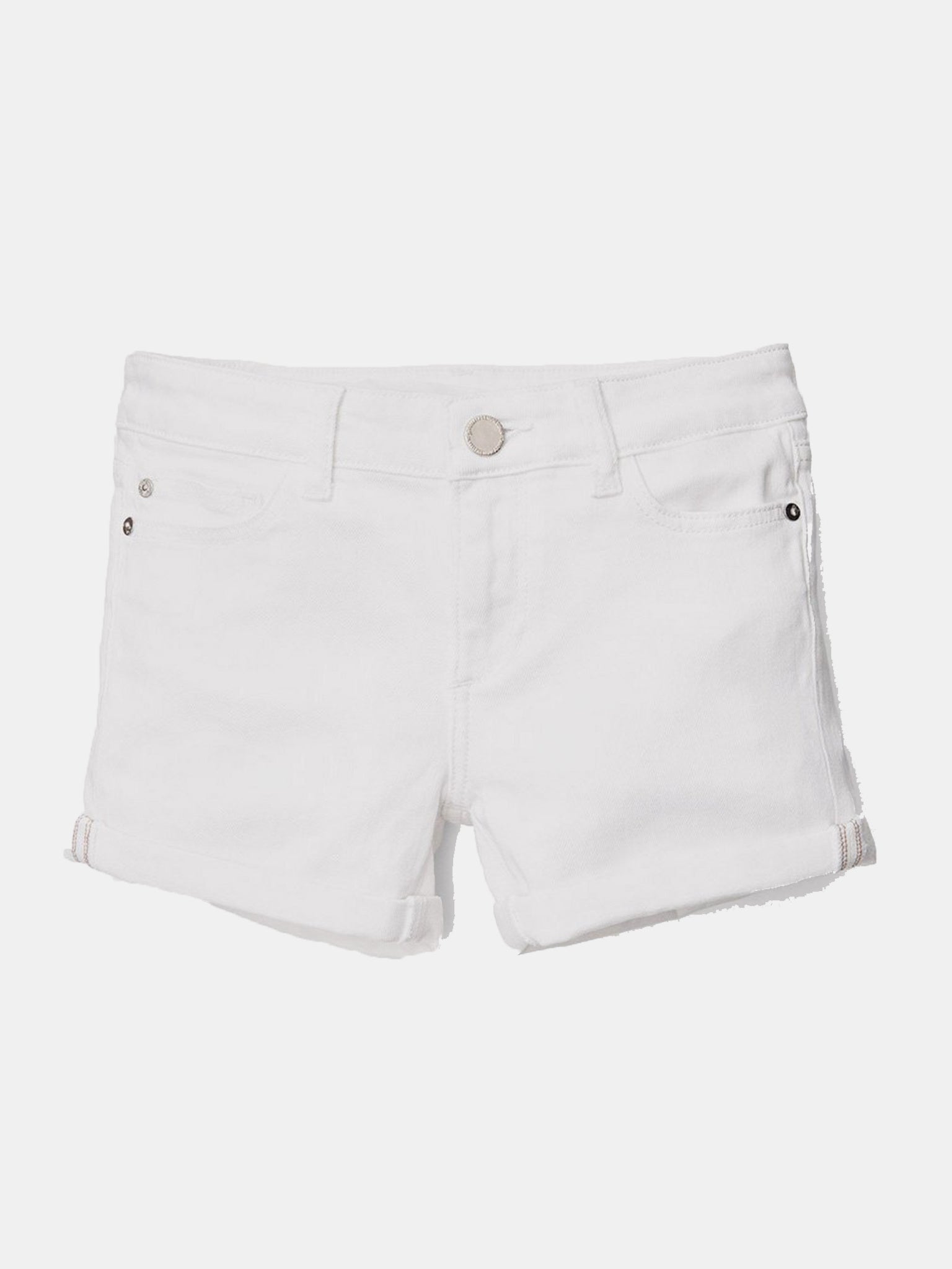 DL1961 Little Girls' Piper Cuffed Denim Short - Saint Bernard