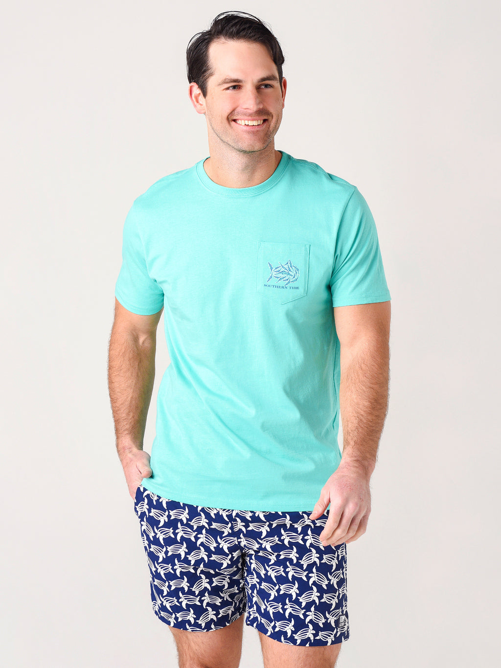 Southern Tide Men's Swamp Skipjack T-Shirt - Saint Bernard
