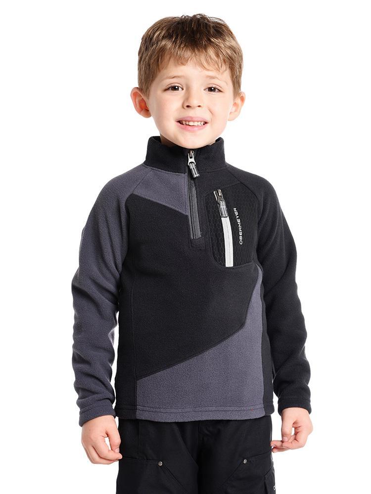 Obermeyer Boys' Pulser Fleece Top - Saint Bernard