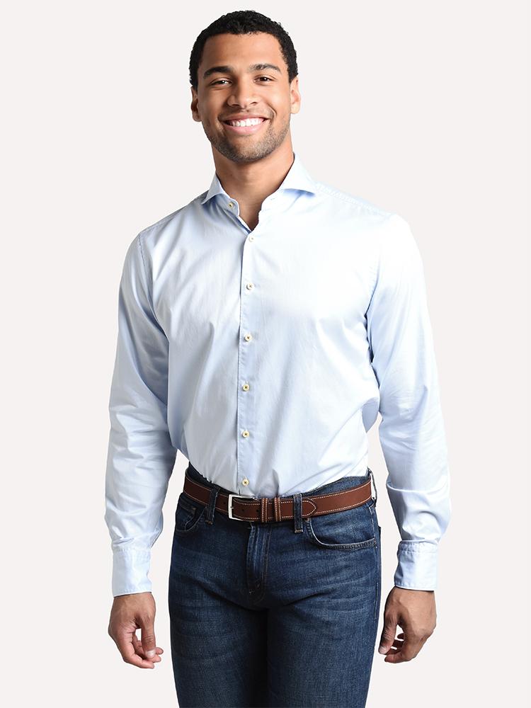 Stemstroms Men's Casual fitted Body Shirt - Saint Bernard