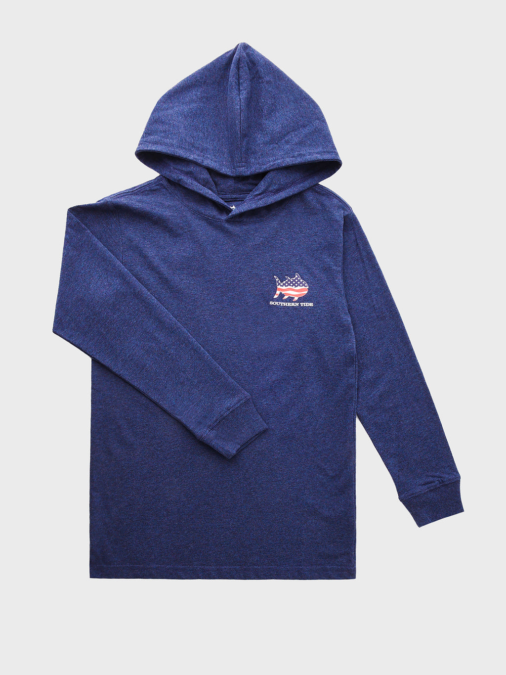 Southern Tide Boys' Star Spangled Skipjack Hoodie T-Shirt - Saint Bernard