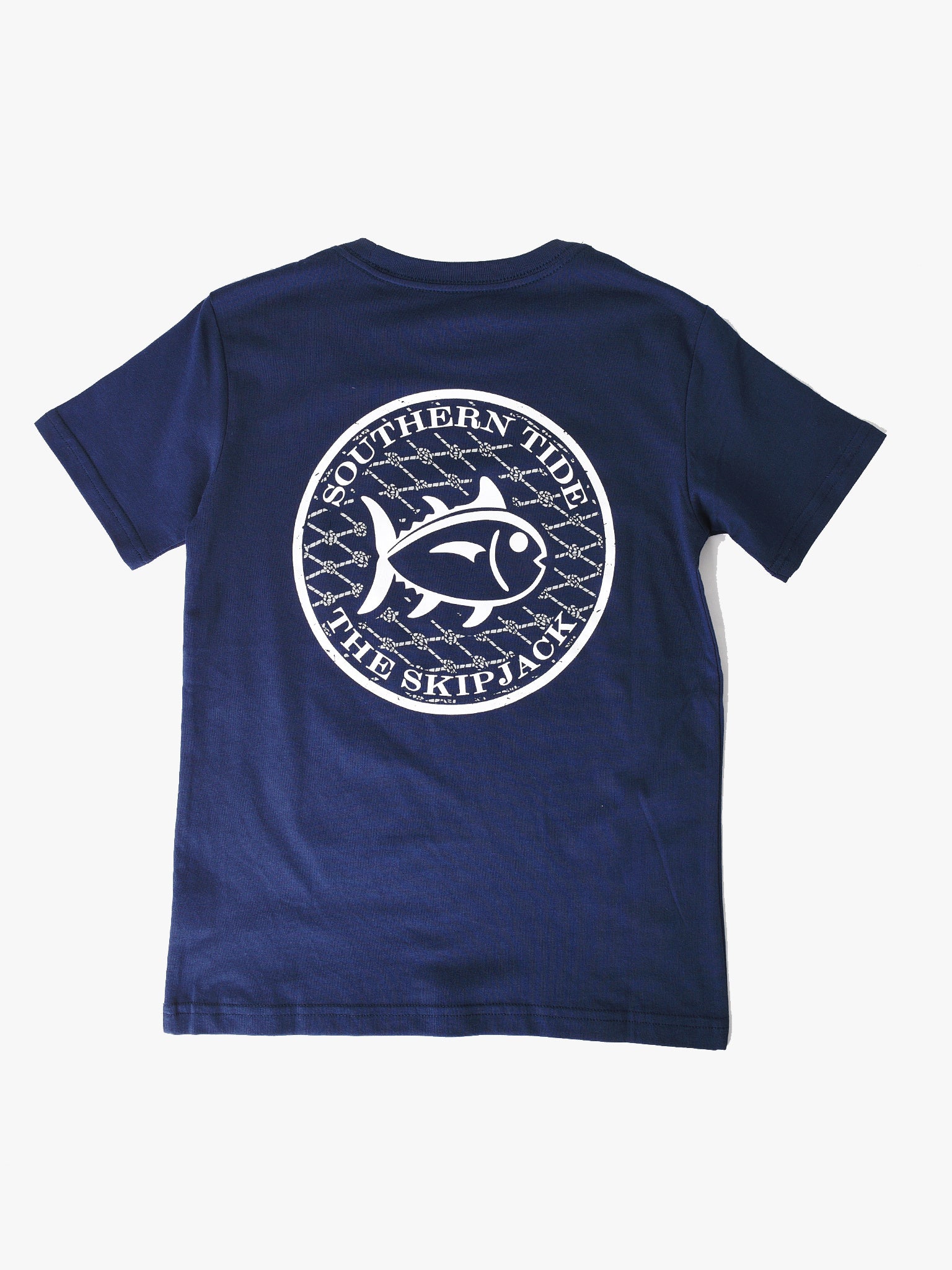 Southern Tide Boys' Short Sleeve Skipjack Net Tee - Saint Bernard