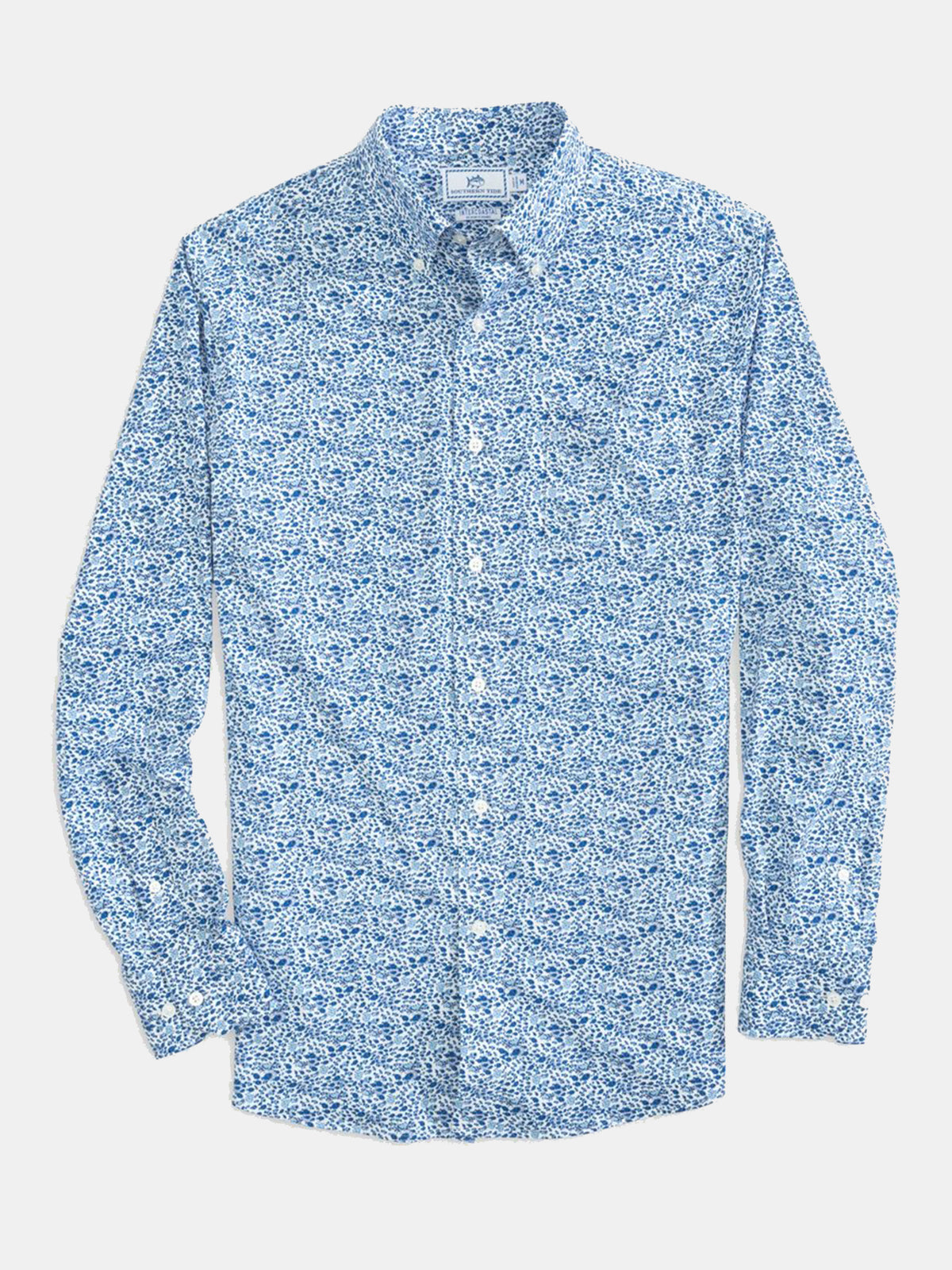 Southern Tide Men's Spume Intercoastal Performance Sport Shirt - Saint Bernard