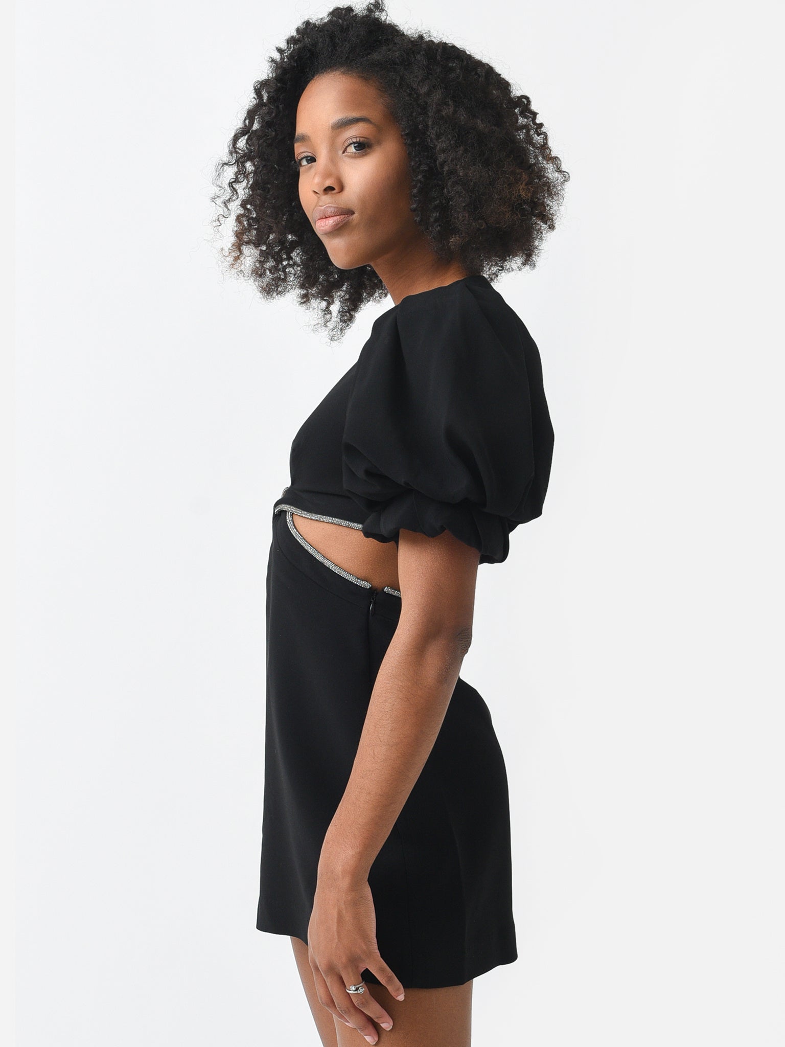hazel cut out mini dress Hazel Cut Out Mini Dress Black