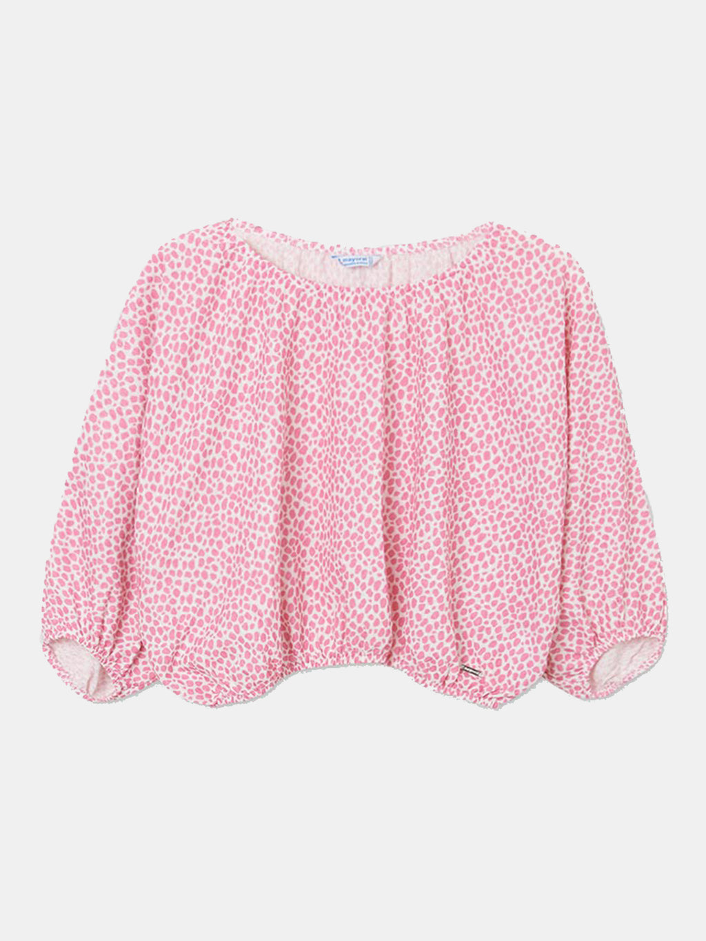 Mayoral Girls' Polka Dotted Blouse - Saint Bernard