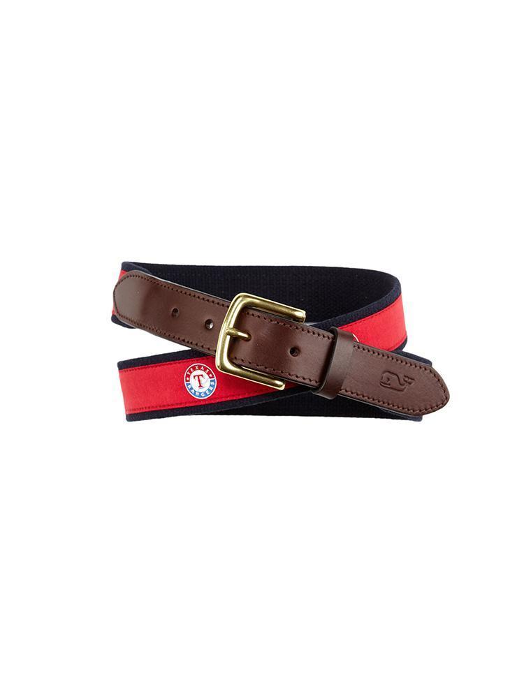 Vineyard Vines Rangers Canvas Club Belt - Saint Bernard