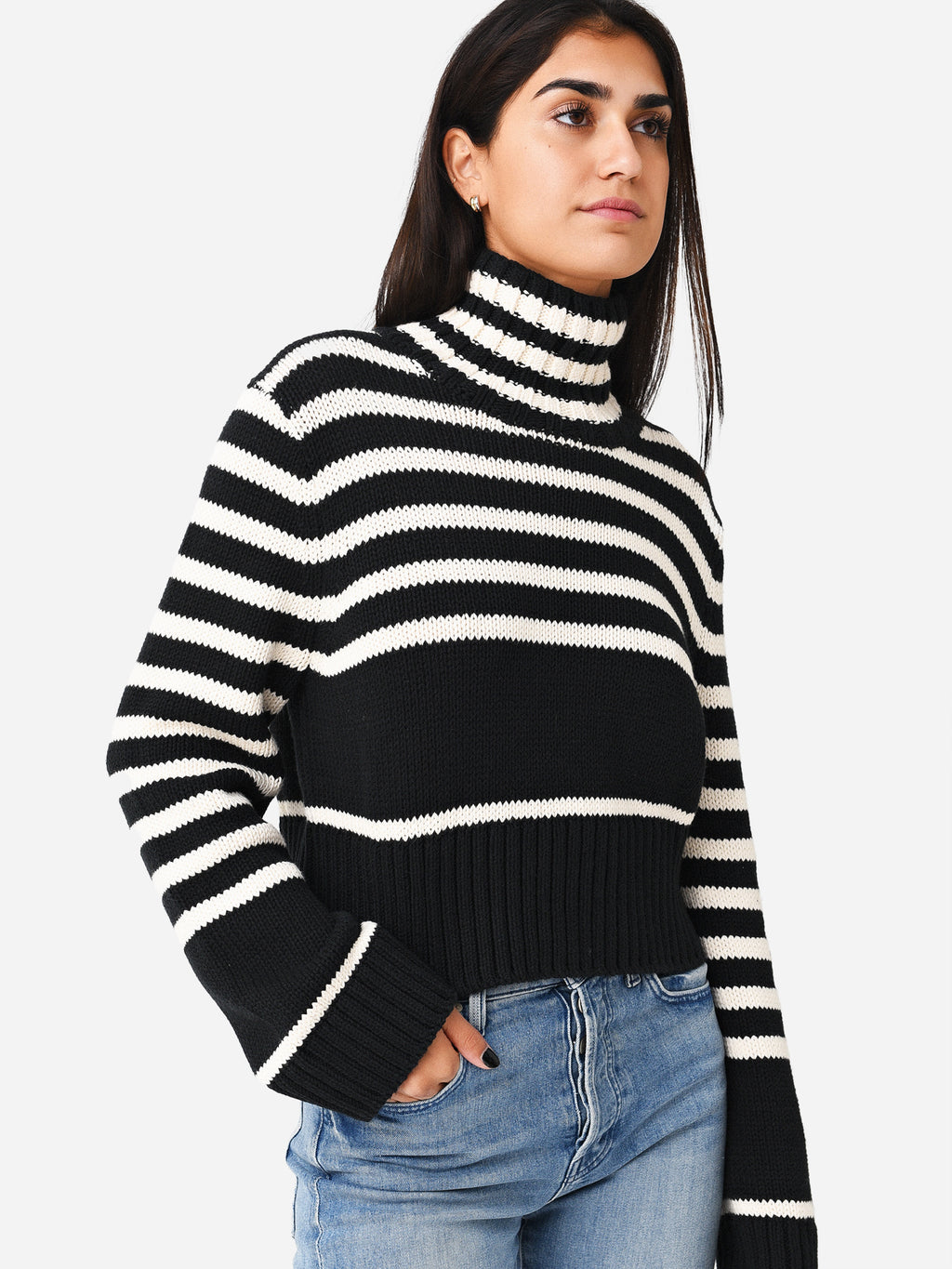 Ciao Lucia Women's Luigi Turtleneck Sweater - Saint Bernard