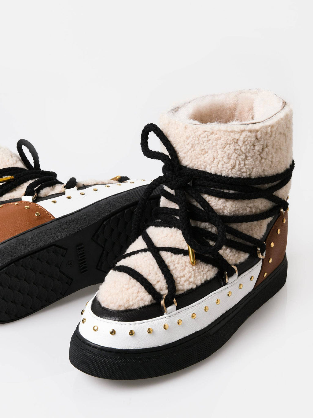 Inuikii Women's Curly Rock Sneaker Wedge - Saint Bernard