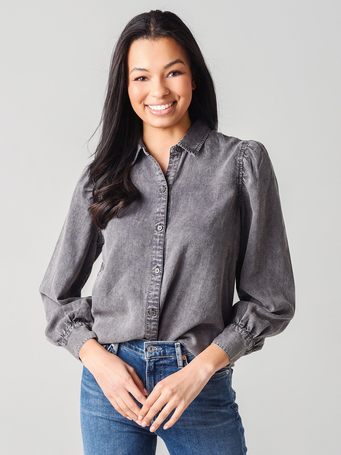 Rails Women's Angelica Button-Down Denim Shirt - Saint Bernard