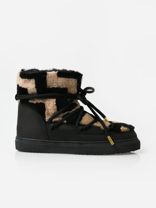 Inuikii Women's Shearling Zig Zag Boot