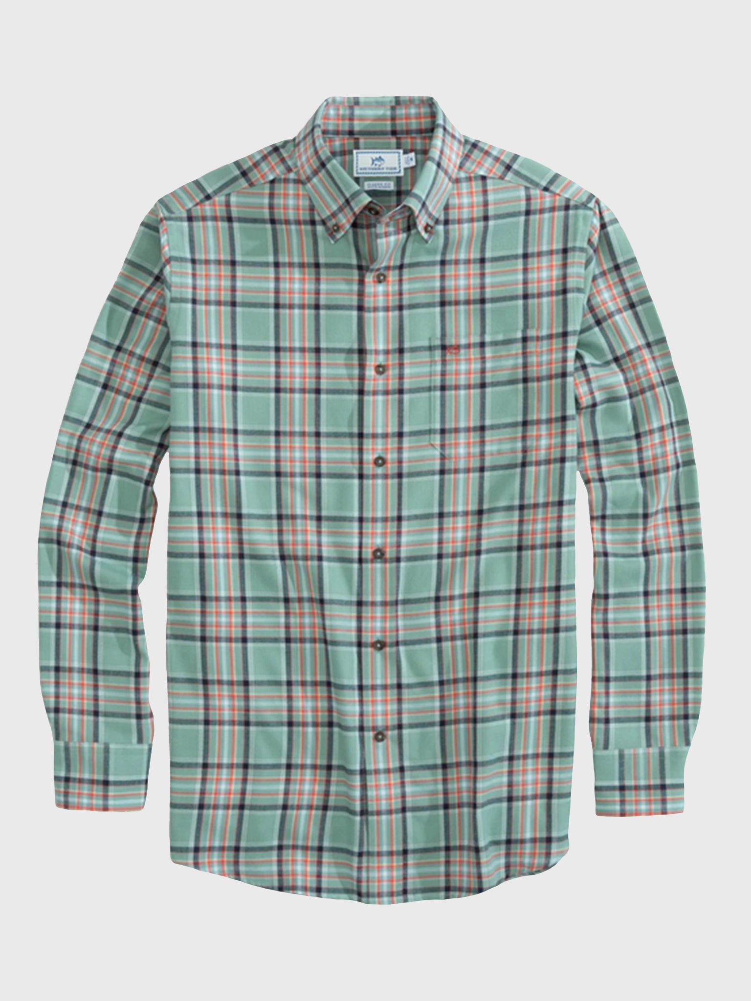 Southern Tide Men's Brushed Twill Plaid Button-Down Shirt - Saint Bernard