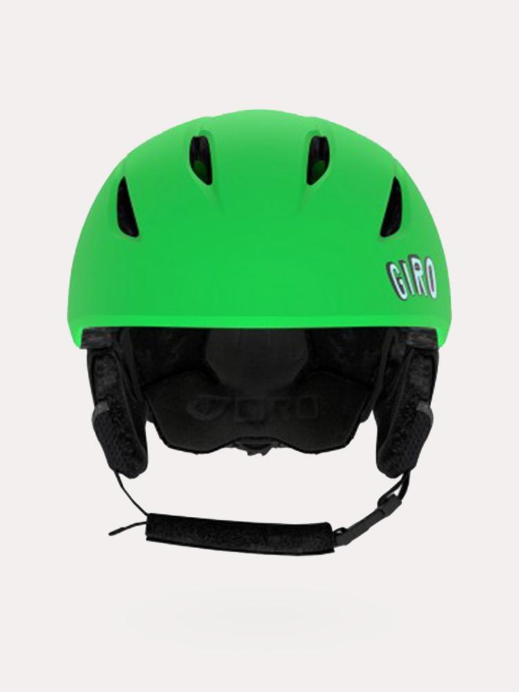giro kids snowboard helmet Crue CP Matte Stone fiving and enjoying every snowy adventure with coolness and excitement.The easy Giro Slingshot Kids Snowboard Ski