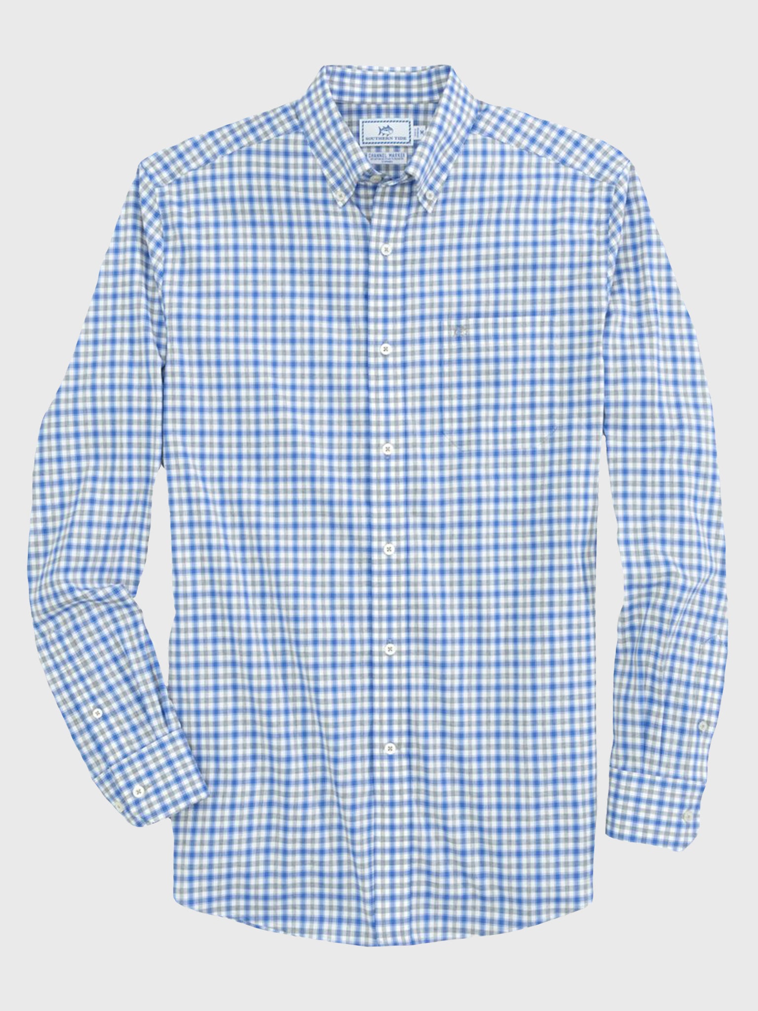 Southern Tide Men's Coastal Passage Ahull Sport Shirt - Saint Bernard