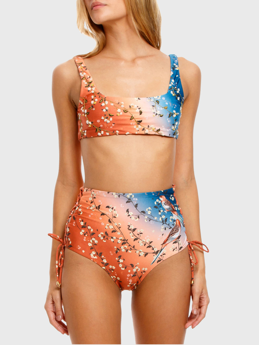 Agua Bendita Women's Ornit Hope Reversible Bikini Bottom - Saint Bernard
