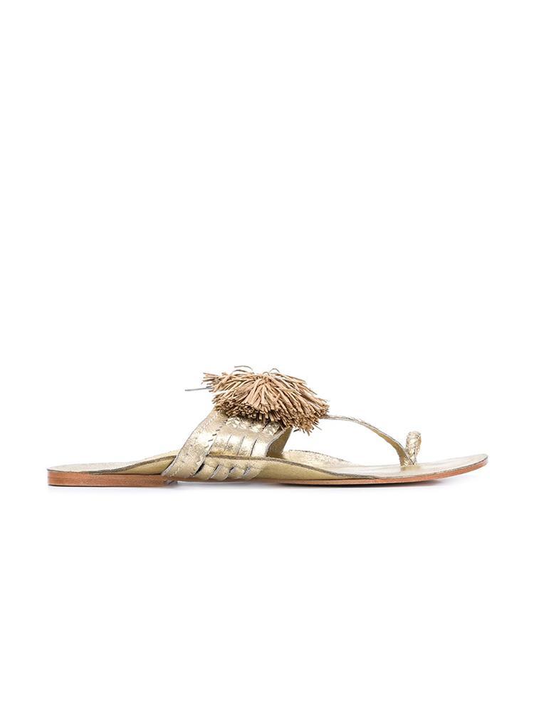 Figue Twiggy Gold Sandal - Saint Bernard