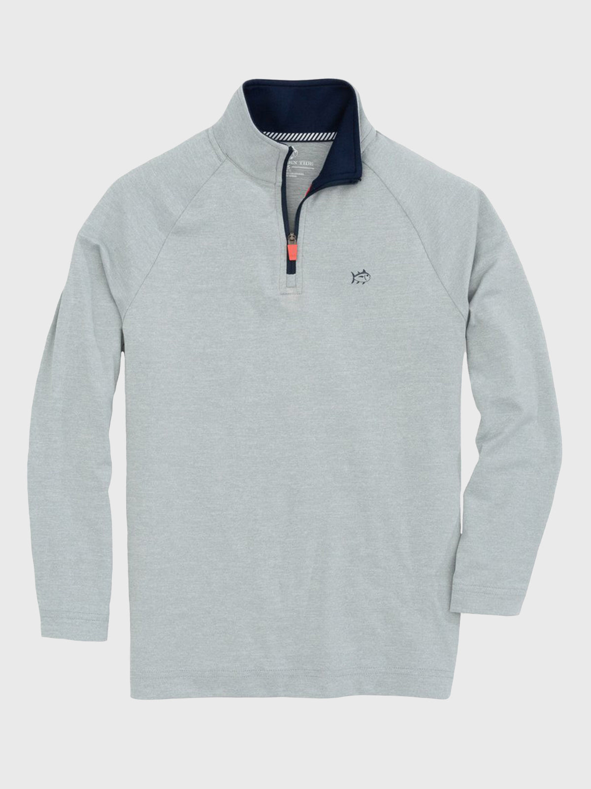 Southern Tide Boys' Cruiser Heather 1/4 Zip - Saint Bernard