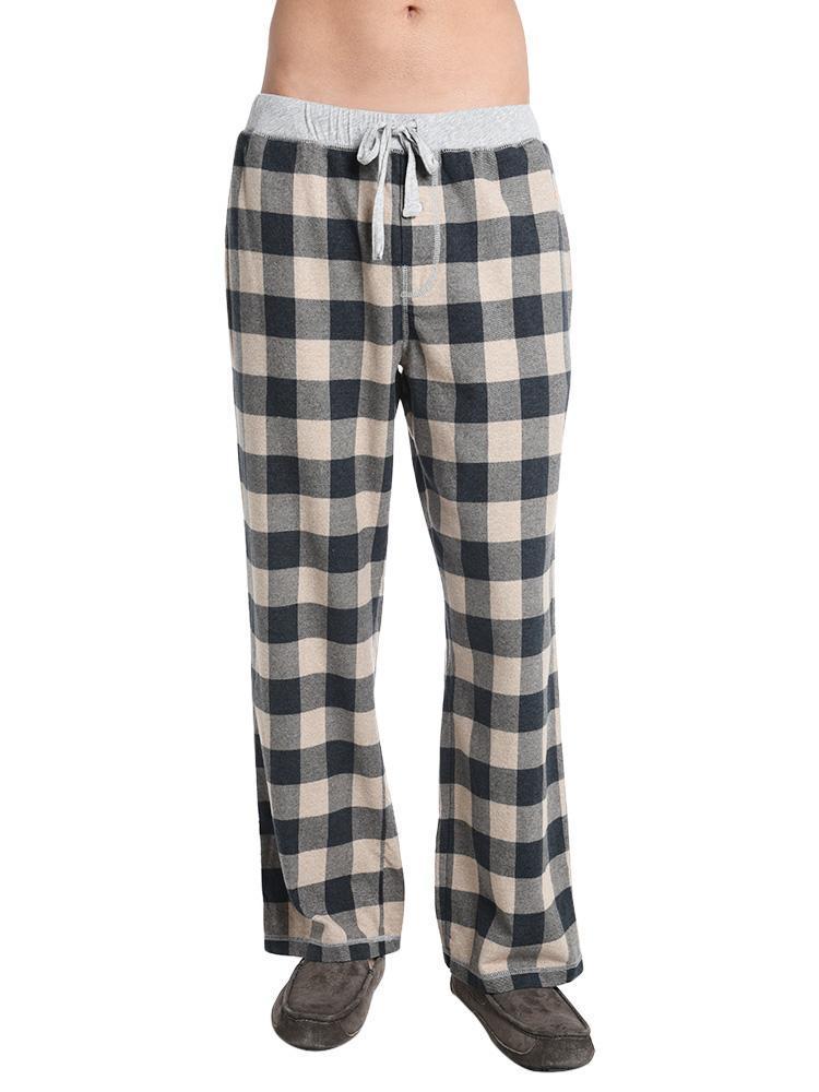 True Grit Men's Melange Buffalo Check Pant - Saint Bernard