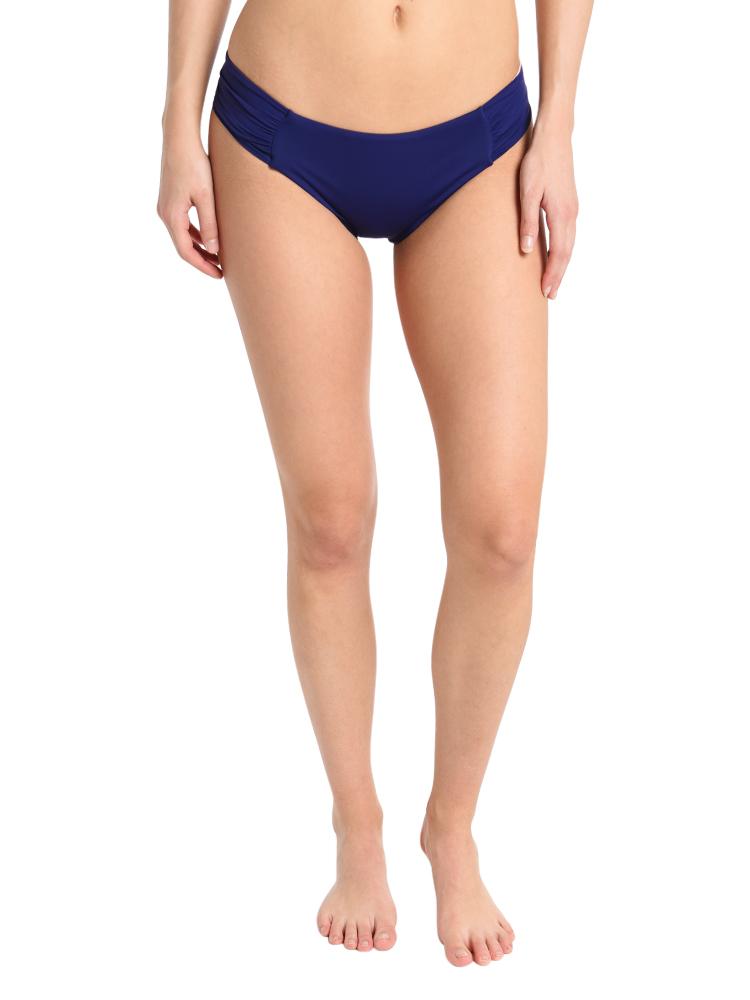 Leilani Shirred Side Basic Bikini Bottom