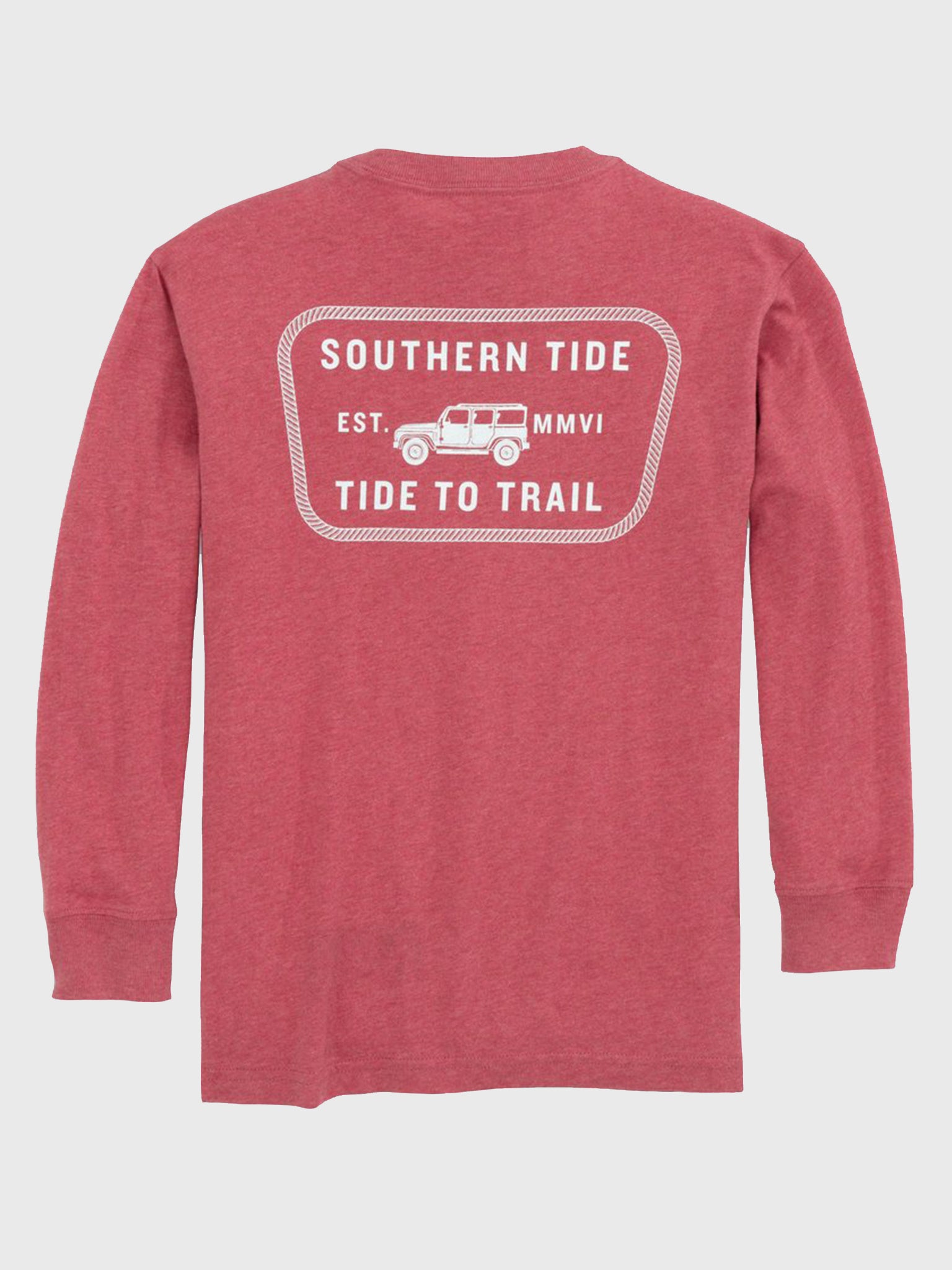 Southern Tide Boys' Tide To Trail Truck Long Sleeve T-Shirt - Saint Bernard