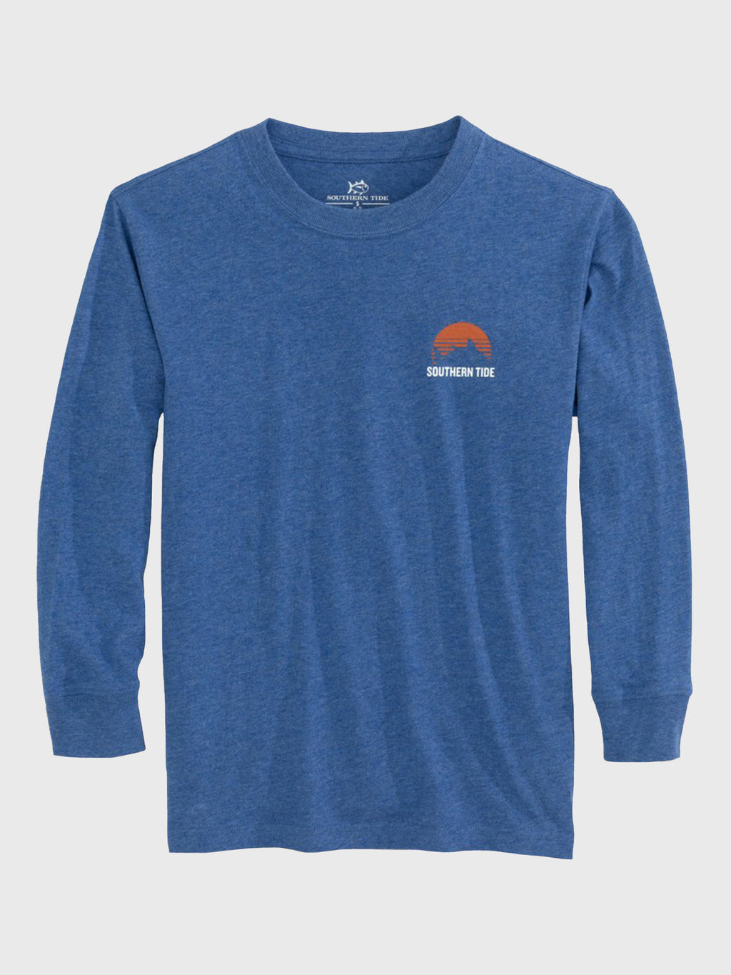 Southern Tides Boys' Heather Skipjack Outline Sunset T-Shirt - Saint Bernard