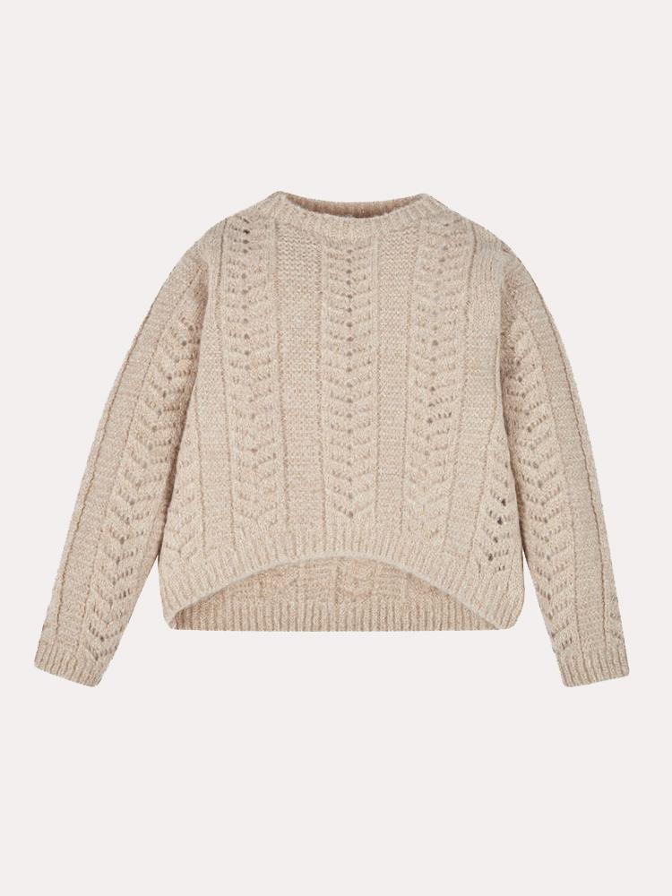 Mayoral Girls' Lurex Knit Sweater - Saint Bernard