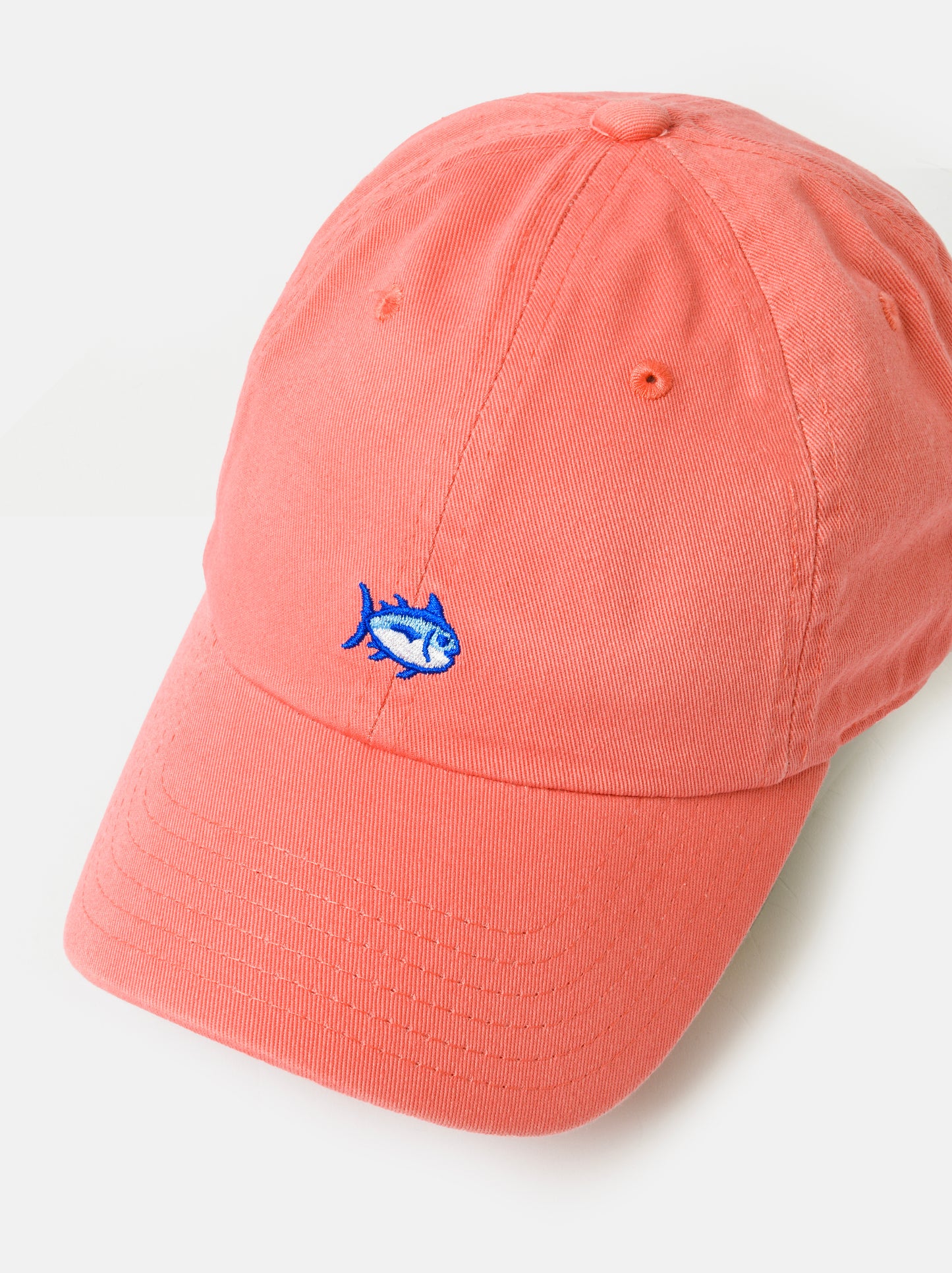 Southern Tide Men's Mini Skipjack Leather Strap Hat - Saint Bernard