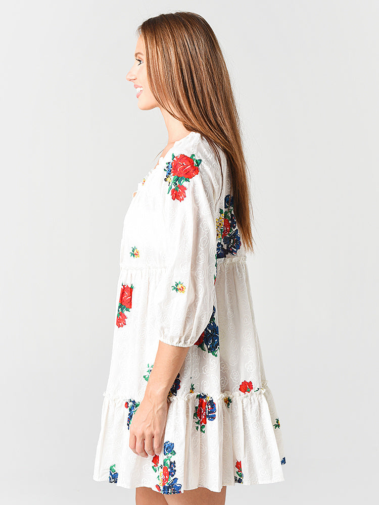 tory burch embroidered beach dress Embroidered Jacquard Dress: Women's Designer Dresses