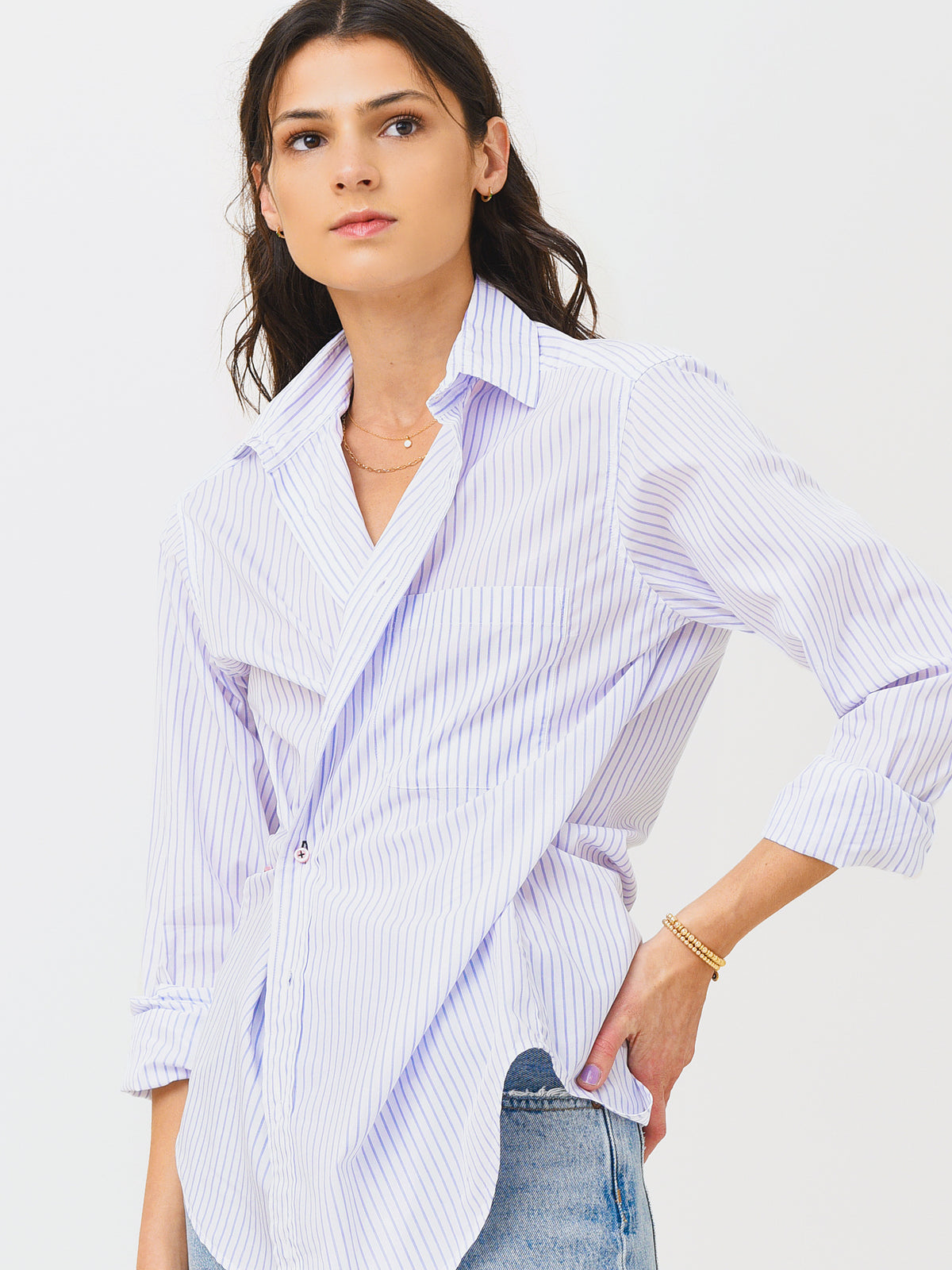 WEARCISCO Women's The Men's Shirt - Saint Bernard