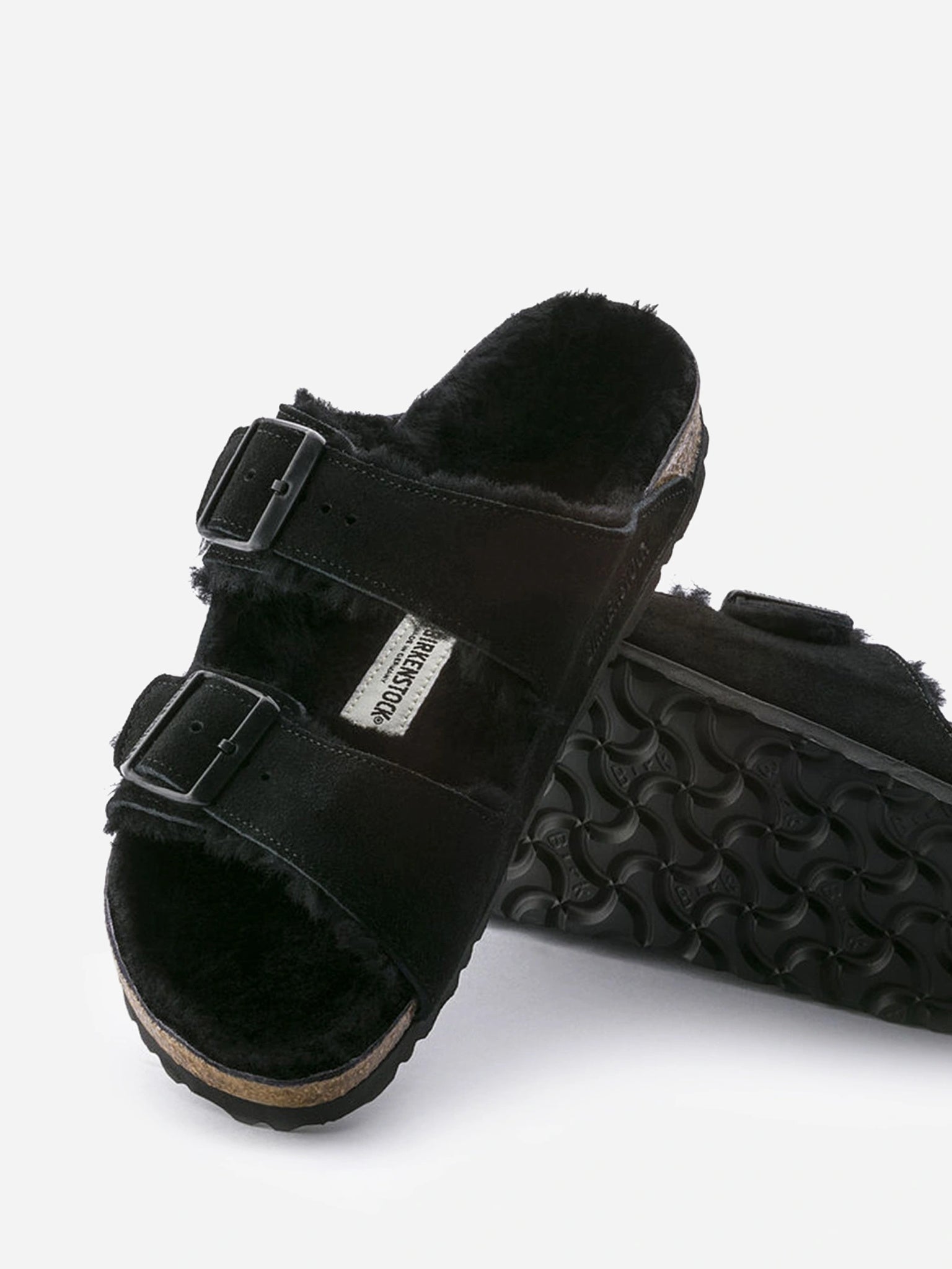 Birkenstock Women's Arizona Shearling Sandal - Saint Bernard