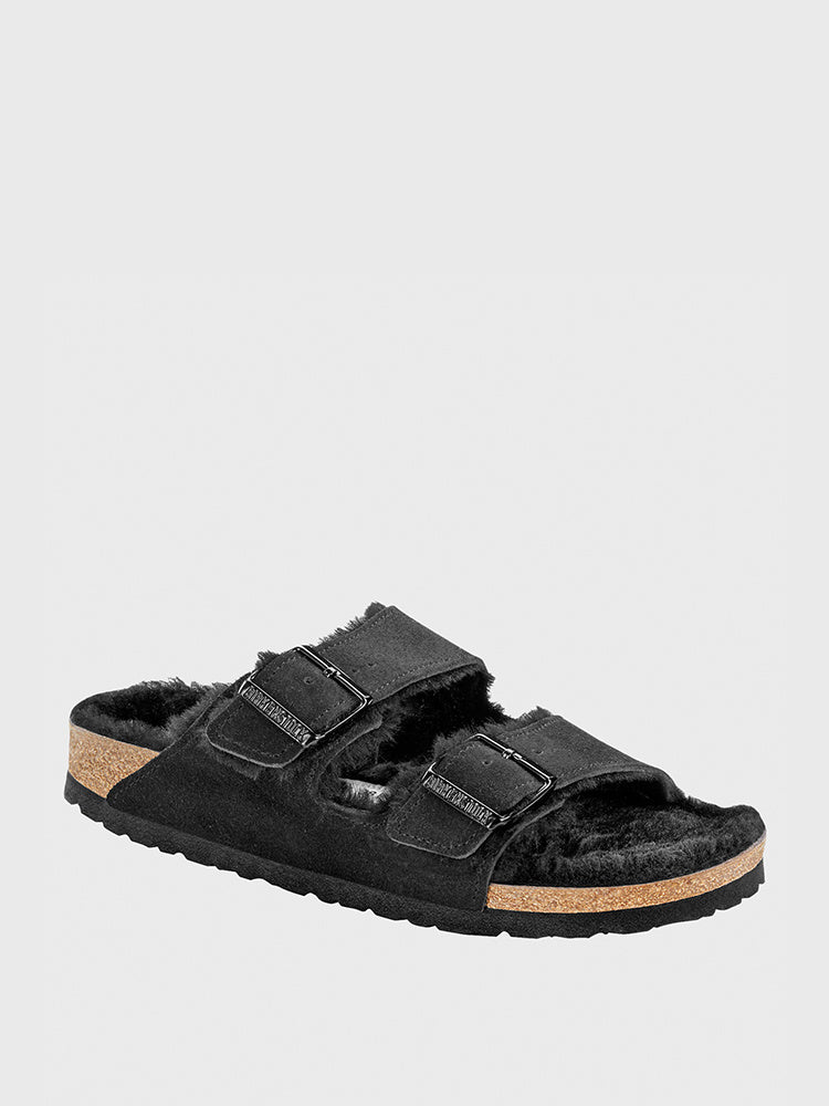 Birkenstock Women's Arizona Shearling Sandal - Saint Bernard
