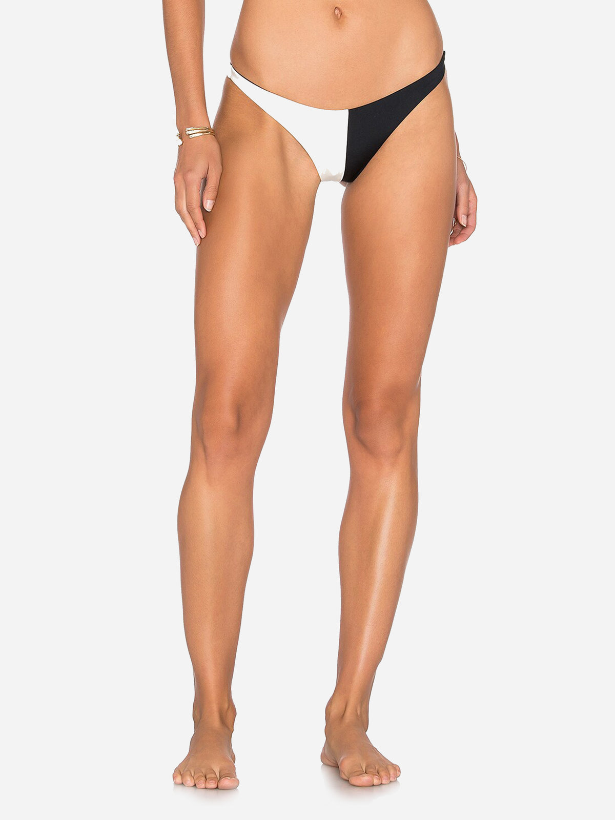 Vitamin A Women's Camryn Color Block Bikini Bottom - Saint Bernard