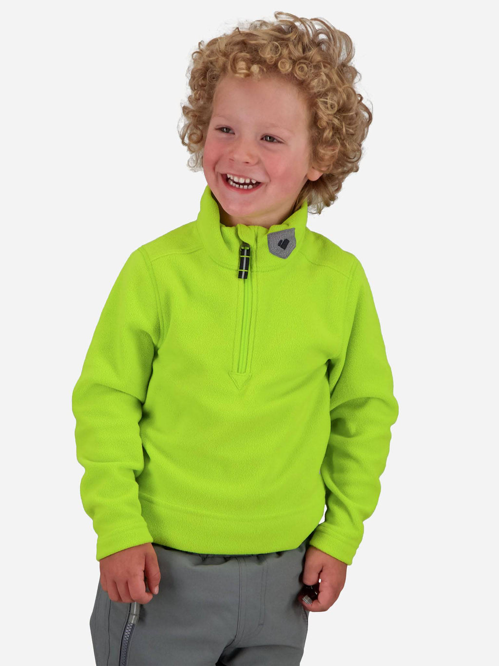 Obermeyer Kids' Ultra Gear Zip Top - Saint Bernard